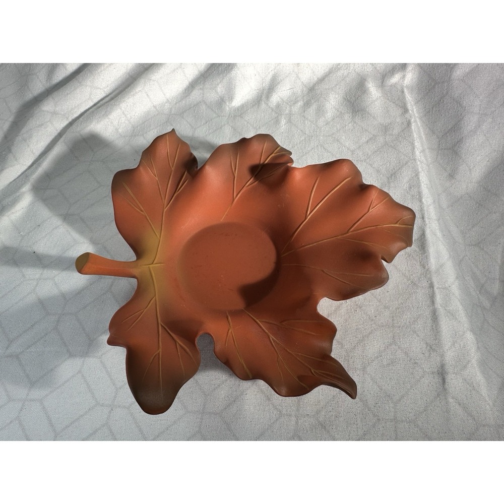 🍁 Partylite Whispering Maple Leaf Tealight‎ Holders (Set of 3) - Picture 3 of 16